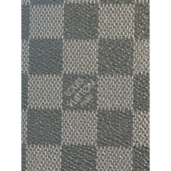 Louis Vuitton Damier Graphite Brazza Wallet Gray Black Genuine Leather Luxury - Picture 3 of 9